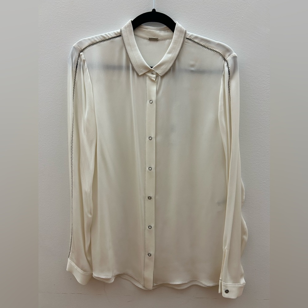 NWT Elie Tahari - Medium - Ivory Blouse